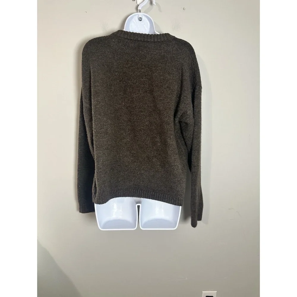 Commense Lightweight Cloud Weather Pullover Sweater‎ Brown EUC Size S